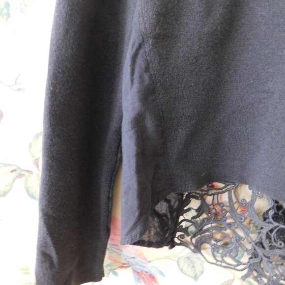 🦔🐾 Anthropology Bailey 44 Lace Sweater Top🦔🐾 - Picture 9 of 11